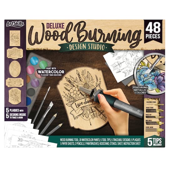 Wood Burn Kit by Torch Paste, How to burn wood with heat, Easy DIY Wood  Burn Kit 